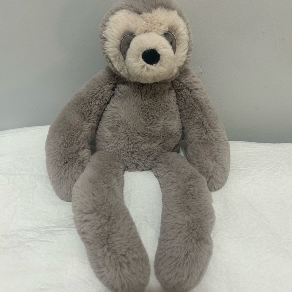 Jellycat Cozy Sloth Plush - Gray and Cream